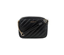 Bolsa Feminina Transversal Matelassê Preta