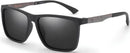 Óculos de Sol Masculino Quadrado Polarizado