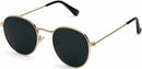 Óculos de Sol Feminino Redondo Dourado